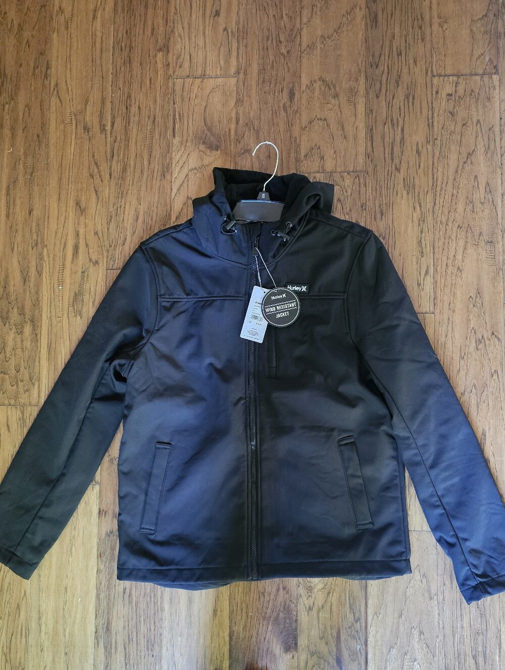 Hurley Black Hooded Kids Jacket